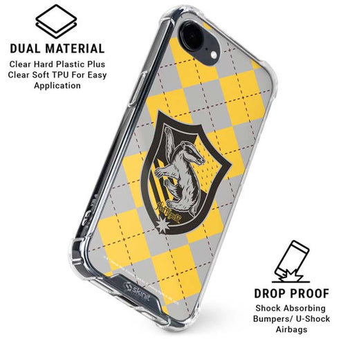 Wizarding World Harry Potter Hufflepuff Crest iPhone 16e Clear Case