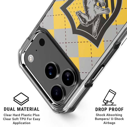 Wizarding World Harry Potter Hufflepuff Crest iPhone 17 Pro Max Clear Case