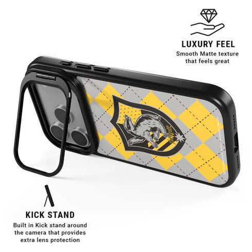 Wizarding World Harry Potter Hufflepuff Crest iPhone 17 Pro Max Kickstand Case