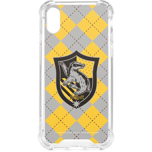 Wizarding World Harry Potter Hufflepuff Crest iPhone XS Clear Case