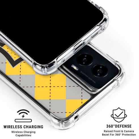 Wizarding World Harry Potter Hufflepuff Crest Moto G Power 5G (2024) Clear Case