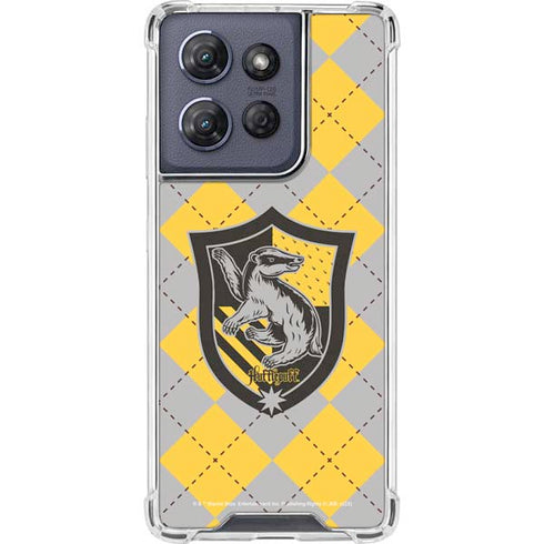 Wizarding World Harry Potter Hufflepuff Crest Moto G Power 5G (2025) Clear Case