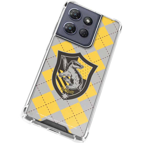 Wizarding World Harry Potter Hufflepuff Crest Moto G Power 5G (2025) Clear Case
