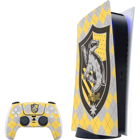 Wizarding World Harry Potter Hufflepuff Crest PlayStation PS5 Skins