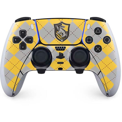 Wizarding World Harry Potter Hufflepuff Crest PS5 DualSense Edge Pro Controller Skin