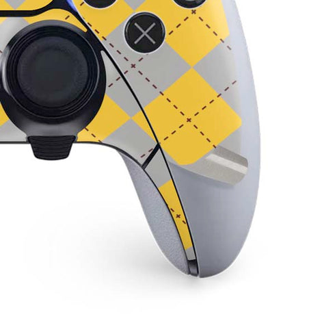 Wizarding World Harry Potter Hufflepuff Crest PS5 DualSense Edge Pro Controller Skin