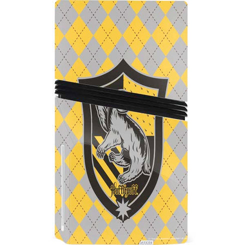 Wizarding World Harry Potter Hufflepuff Crest PS5 Pro Disk Console Skin