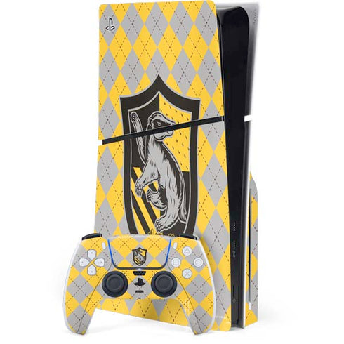 Wizarding World Harry Potter Hufflepuff Crest PlayStation PS5 Skins