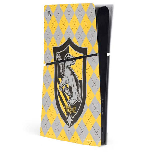 Wizarding World Harry Potter Hufflepuff Crest PS5 Slim Digital Edition Console Skin