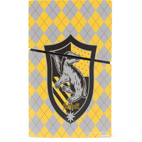Wizarding World Harry Potter Hufflepuff Crest PS5 Slim Digital Edition Console Skin