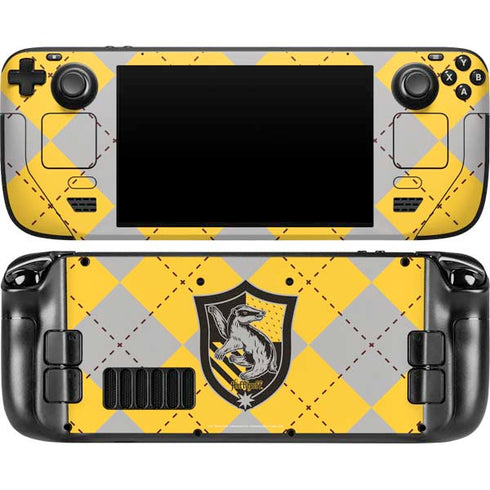 Wizarding World Harry Potter Hufflepuff Crest Steam Deck Handheld Gaming Computer OLED Skin