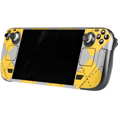 Wizarding World Harry Potter Hufflepuff Crest Steam Deck Handheld Gaming Computer OLED Skin