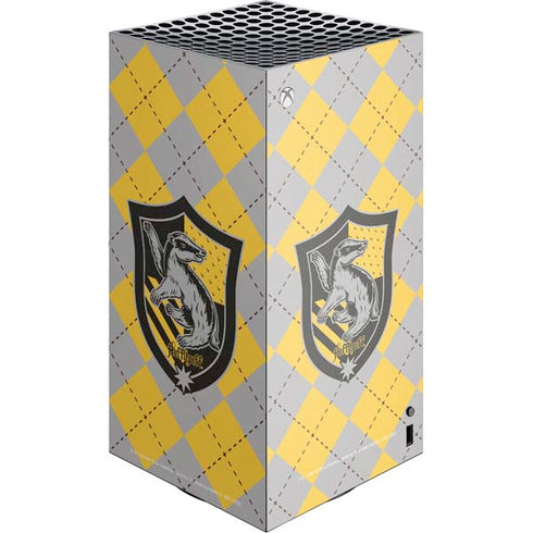 Wizarding World Harry Potter Hufflepuff Crest XBox Series X Digital Edition Console Skin