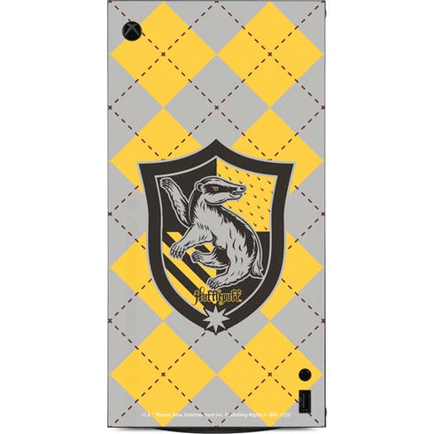 Wizarding World Harry Potter Hufflepuff Crest XBox Series X Digital Edition Console Skin