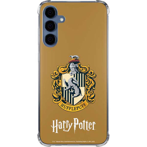 Wizarding World Harry Potter Hufflepuff House Crest Galaxy A35 5G Clear Case
