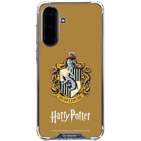 Wizarding World Harry Potter Hufflepuff House Crest Galaxy A36 5G Clear Case