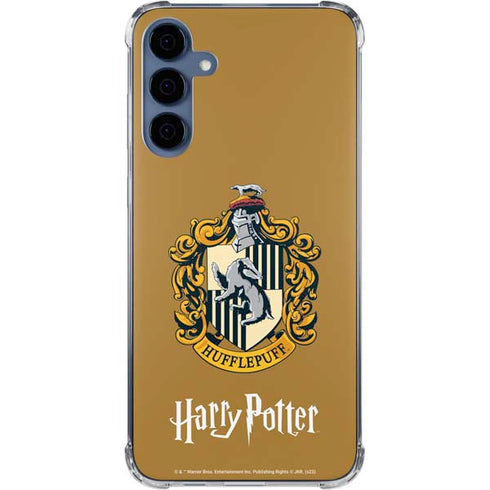 Wizarding World Harry Potter Hufflepuff House Crest Galaxy A55 5G Clear Case