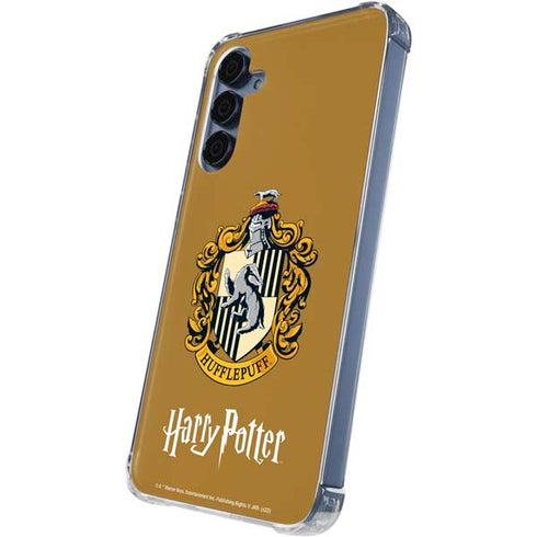 Wizarding World Harry Potter Hufflepuff House Crest Galaxy A55 5G Clear Case