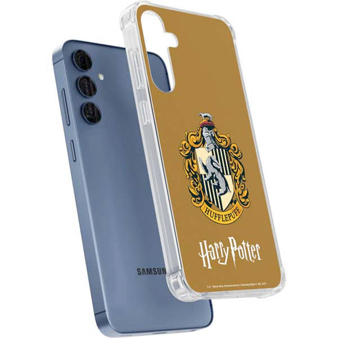Wizarding World Harry Potter Hufflepuff House Crest Galaxy A55 5G Clear Case