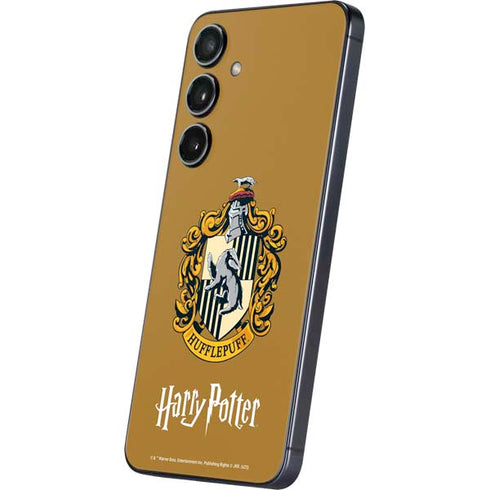 Wizarding World Harry Potter Hufflepuff House Crest Galaxy S25 Plus Skin