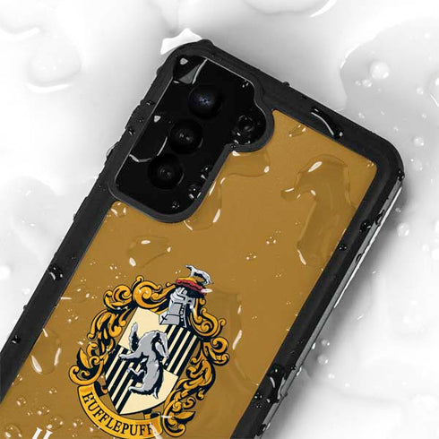 Wizarding World Harry Potter Hufflepuff House Crest Galaxy S24 Plus Waterproof Case