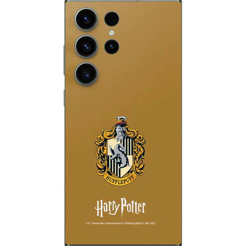Wizarding World Harry Potter Hufflepuff House Crest Galaxy S24 Ultra Skin