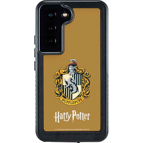 Wizarding World Harry Potter Hufflepuff House Crest Galaxy S24 Waterproof Case