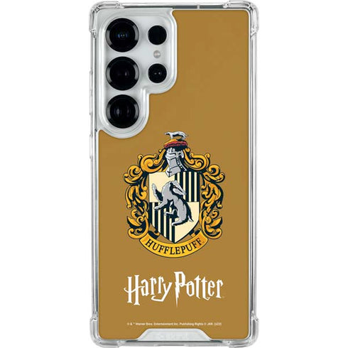 Wizarding World Harry Potter Hufflepuff House Crest Galaxy S25 Ultra Clear Case
