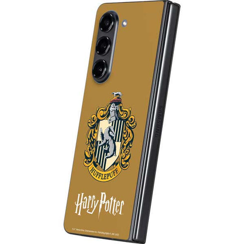Wizarding World Harry Potter Hufflepuff House Crest Galaxy Z Fold5 5G Skin