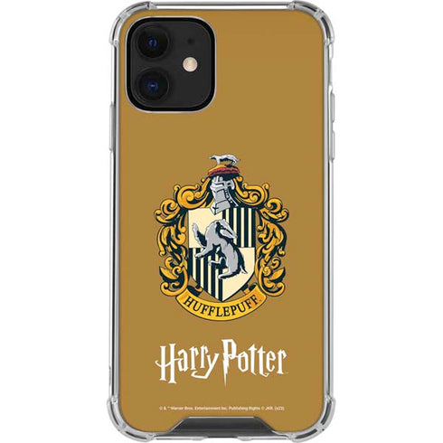 Wizarding World Harry Potter Hufflepuff House Crest iPhone 12 Mini Clear Case