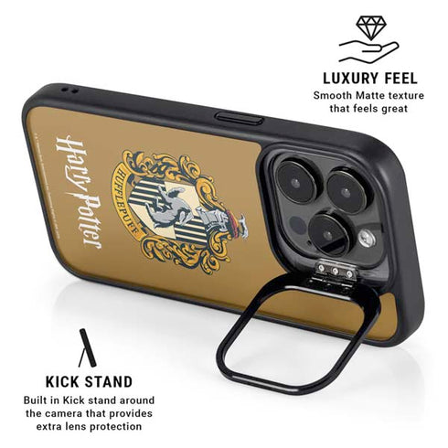 Wizarding World Harry Potter Hufflepuff House Crest iPhone 13 Pro Kickstand Case