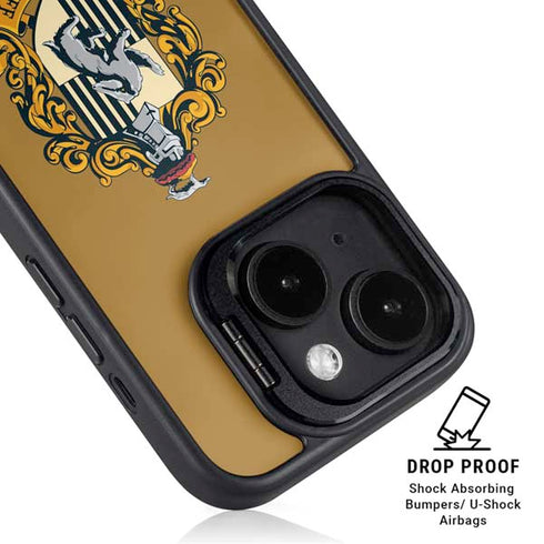 Wizarding World Harry Potter Hufflepuff House Crest iPhone 14 Kickstand Case