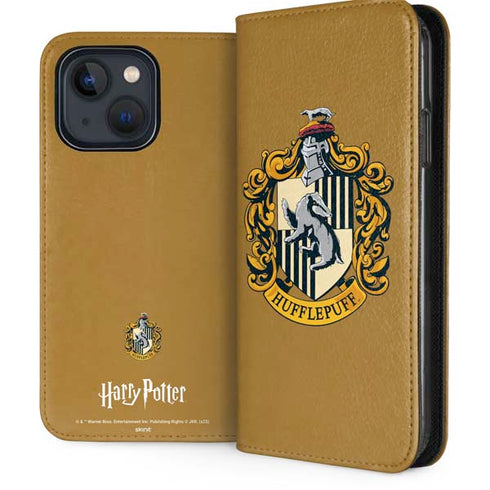 Wizarding World Harry Potter Hufflepuff House Crest iPhone 14 Plus Folio Case