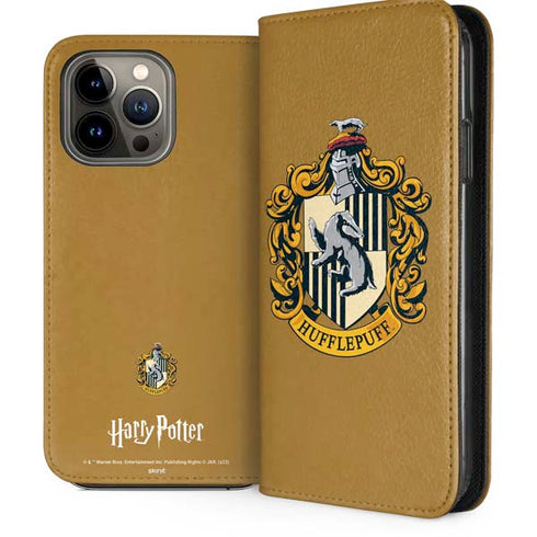 Wizarding World Harry Potter Hufflepuff House Crest iPhone 14 Pro Max Folio Case