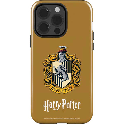 Wizarding World Harry Potter Hufflepuff House Crest iPhone 15 Pro Impact Case