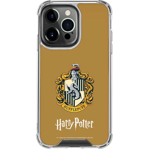Wizarding World Harry Potter Hufflepuff House Crest iPhone 16 Pro Clear Case