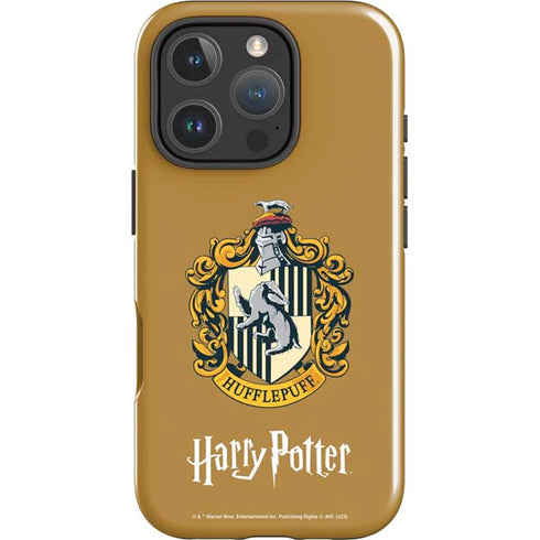 Wizarding World Harry Potter Hufflepuff House Crest iPhone 16 Pro Max Impact Case
