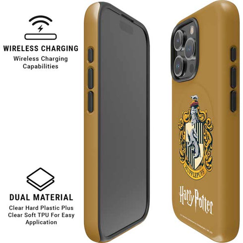 Wizarding World Harry Potter Hufflepuff House Crest iPhone 16 Pro Max Magsafe Impact Case
