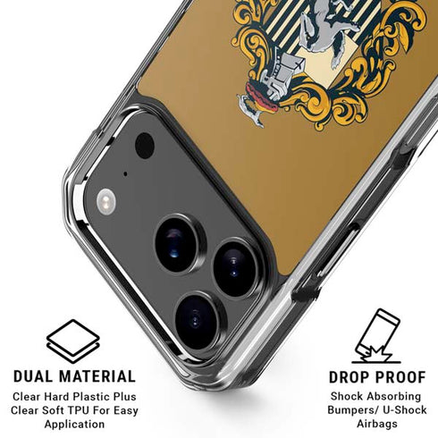 Wizarding World Harry Potter Hufflepuff House Crest iPhone 18 Pro Clear Case
