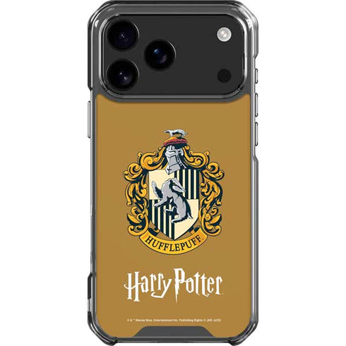 Wizarding World Harry Potter Hufflepuff House Crest iPhone 18 Pro Max Clear Case