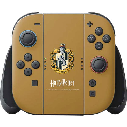 Wizarding World Harry Potter Hufflepuff House Crest Nintendo Switch 2 (2025) Joy-Con Controller Skin