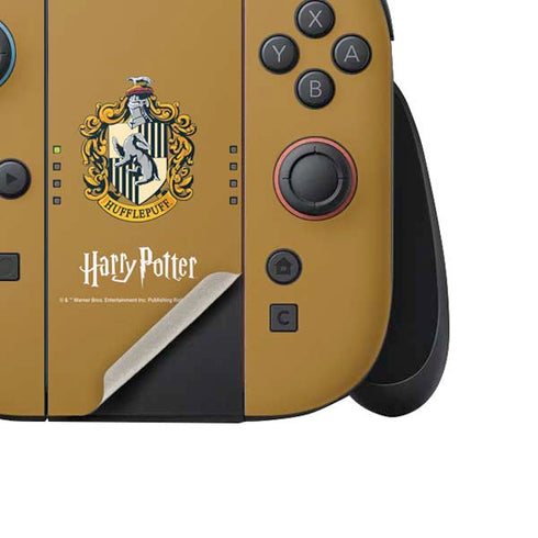 Wizarding World Harry Potter Hufflepuff House Crest Nintendo Switch 2 (2025) Joy-Con Controller Skin