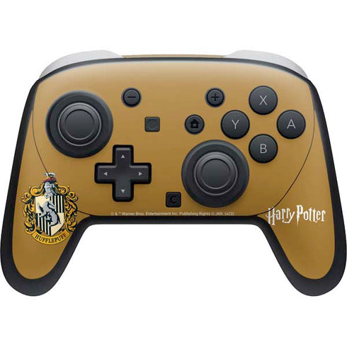 Wizarding World Harry Potter Hufflepuff House Crest Nintendo Switch 2 (2025) Pro Controller Skin