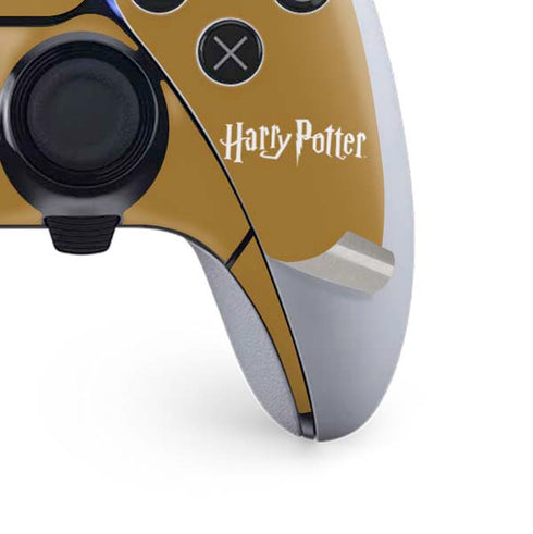 Wizarding World Harry Potter Hufflepuff House Crest PS5 DualSense Edge Pro Controller Skin