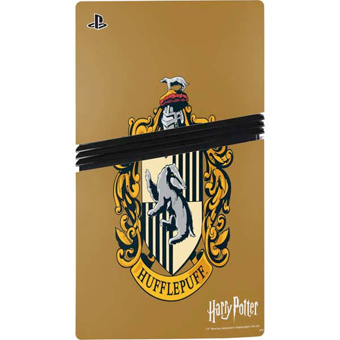 Wizarding World Harry Potter Hufflepuff House Crest PS5 Pro Console Skin