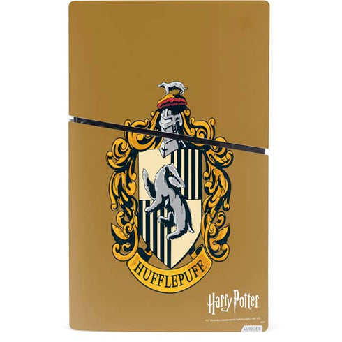 Wizarding World Harry Potter Hufflepuff House Crest PS5 Slim Digital Edition Console Skin