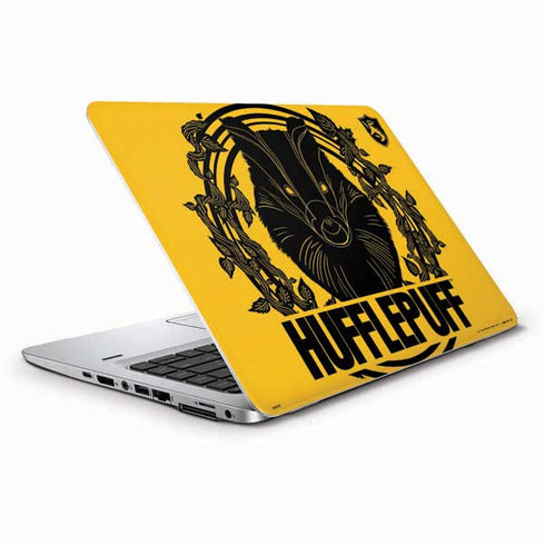 Wizarding Worlds Harry Potter Hufflepuff Illustration HP Elitebook Skin