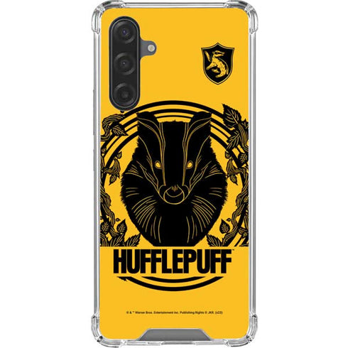 Wizarding Worlds Harry Potter Hufflepuff Illustration Galaxy A17 Clear Case