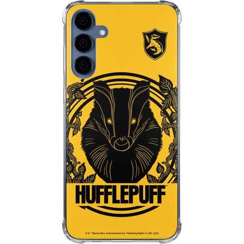 Wizarding Worlds Harry Potter Hufflepuff Illustration Galaxy A55 5G Clear Case