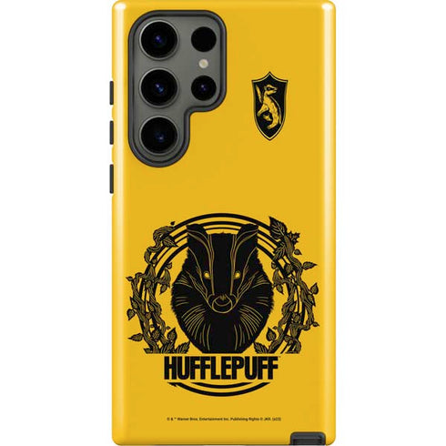 Wizarding Worlds Harry Potter Hufflepuff Illustration Galaxy S23 Ultra Pro Case